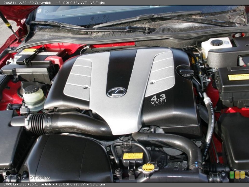 4.3L DOHC 32V VVT-i V8 Engine for the 2008 Lexus SC #44608162