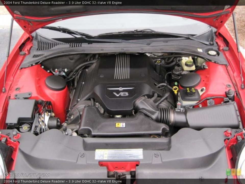 3.9 Liter DOHC 32-Valve V8 2004 Ford Thunderbird Engine