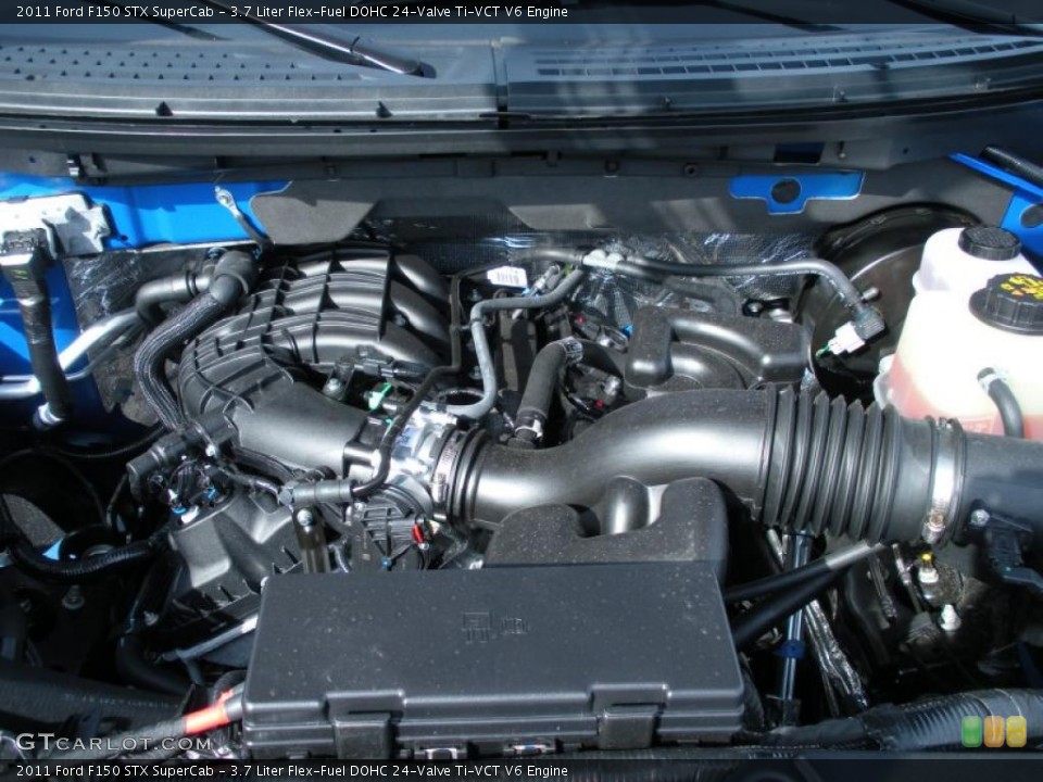 3.7 Liter Flex-Fuel DOHC 24-Valve Ti-VCT V6 Engine for the 2011 Ford F150 #44633451