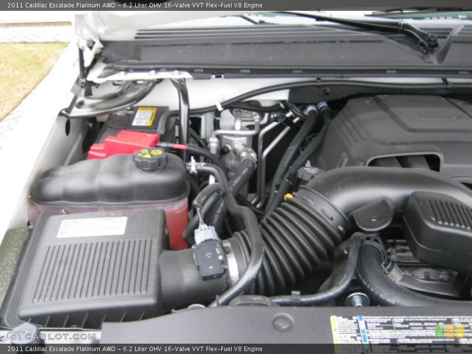 6.2 Liter OHV 16-Valve VVT Flex-Fuel V8 Engine for the 2011 Cadillac Escalade #44633674