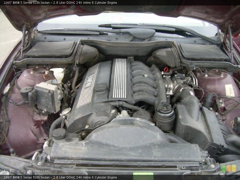 2.8 Liter DOHC 24V Inline 6 Cylinder Engine for the 1997 BMW 5 Series #44639138