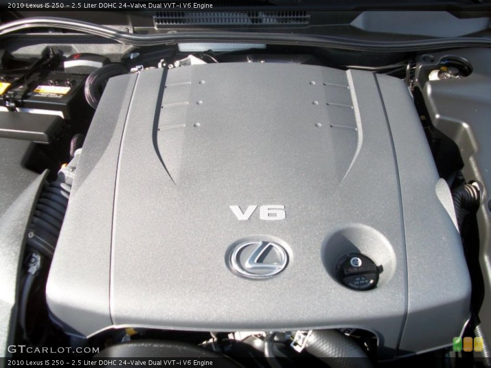 2.5 Liter DOHC 24-Valve Dual VVT-i V6 Engine for the 2010 Lexus IS #44647850