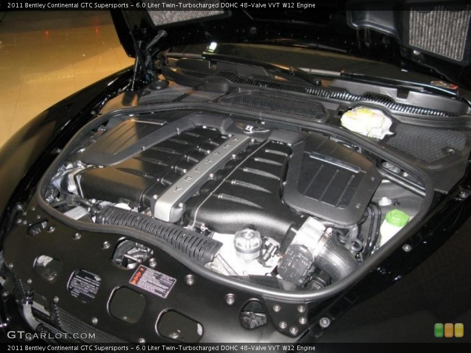 6.0 Liter Twin-Turbocharged DOHC 48-Valve VVT W12 Engine for the 2011 Bentley Continental GTC #44654967