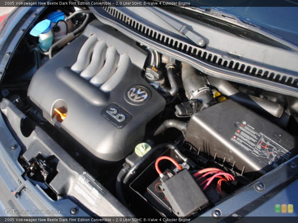 2.0 Liter SOHC 8-Valve 4 Cylinder 2005 Volkswagen New Beetle Engine