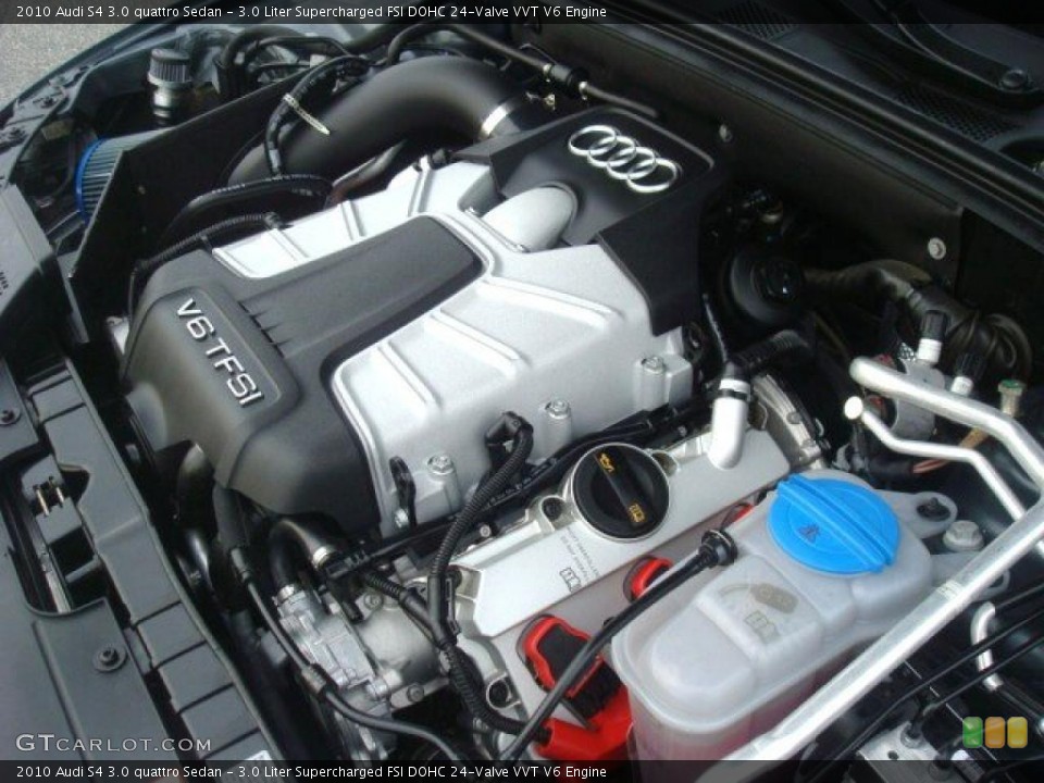 3.0 Liter Supercharged FSI DOHC 24-Valve VVT V6 Engine for the 2010 Audi S4 #44667375