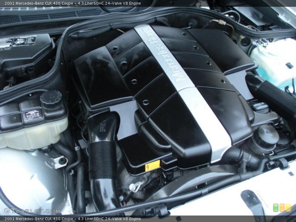 4.3 Liter SOHC 24-Valve V8 Engine for the 2001 Mercedes-Benz CLK #44670787