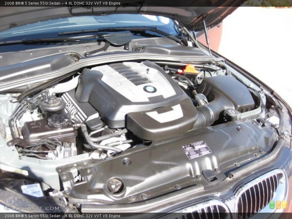 4.8L DOHC 32V VVT V8 Engine for the 2008 BMW 5 Series #44677351