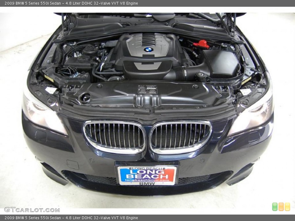 4.8 Liter DOHC 32-Valve VVT V8 Engine for the 2009 BMW 5 Series #44683075