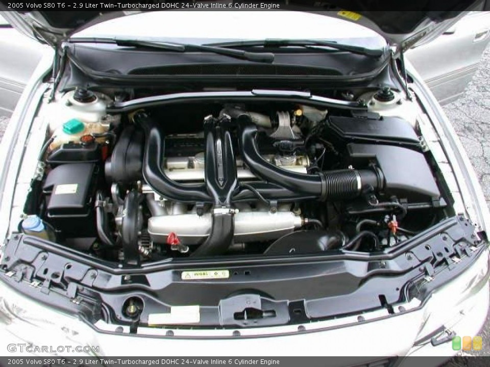 2.9 Liter Twin-Turbocharged DOHC 24-Valve Inline 6 Cylinder Engine for the 2005 Volvo S80 #44683739