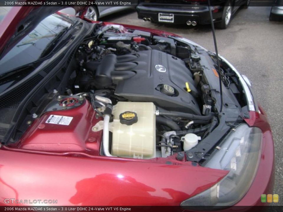 3.0 Liter DOHC 24-Valve VVT V6 Engine for the 2006 Mazda MAZDA6 #44684671