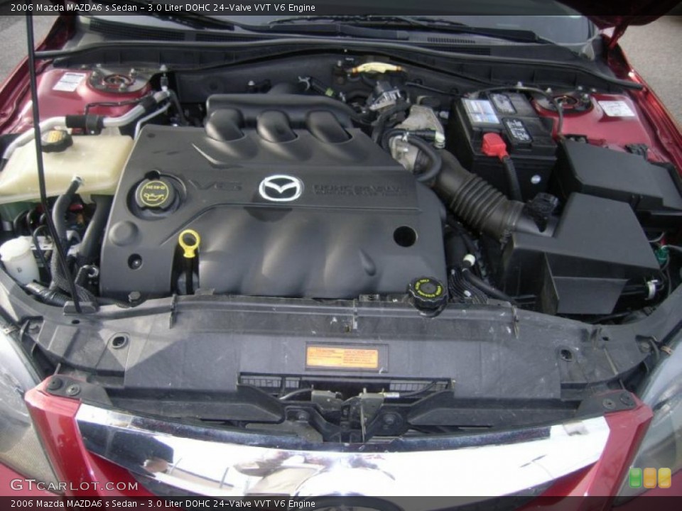3.0 Liter DOHC 24-Valve VVT V6 Engine for the 2006 Mazda MAZDA6 #44684687