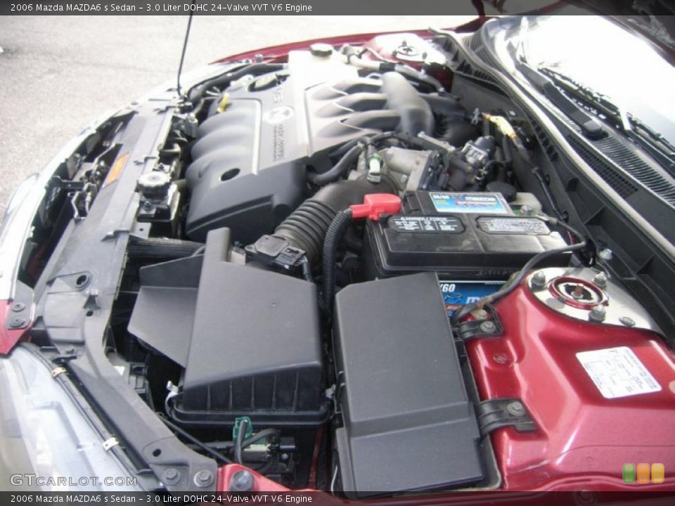 3.0 Liter DOHC 24-Valve VVT V6 Engine for the 2006 Mazda MAZDA6 #44684710