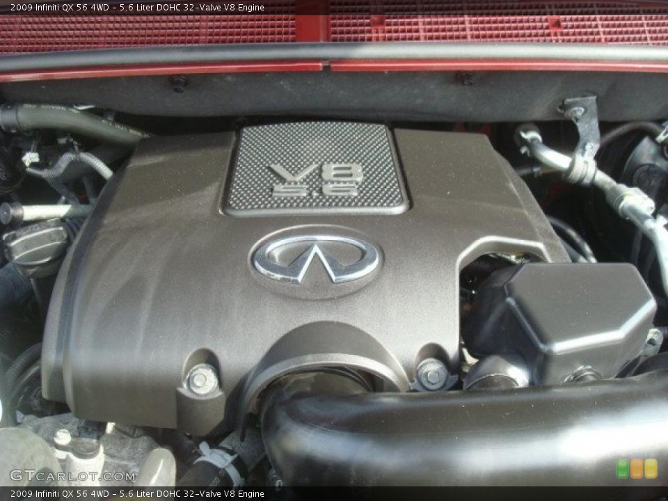 5.6 Liter DOHC 32-Valve V8 Engine for the 2009 Infiniti QX #44684951