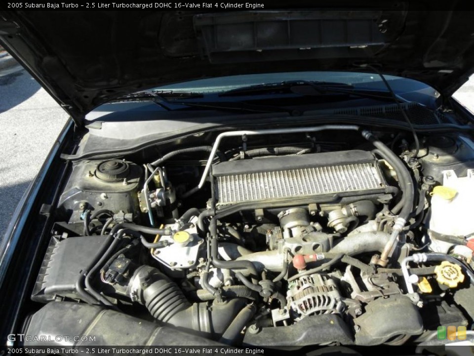 2.5 Liter Turbocharged DOHC 16-Valve Flat 4 Cylinder Engine for the 2005 Subaru Baja #44687520