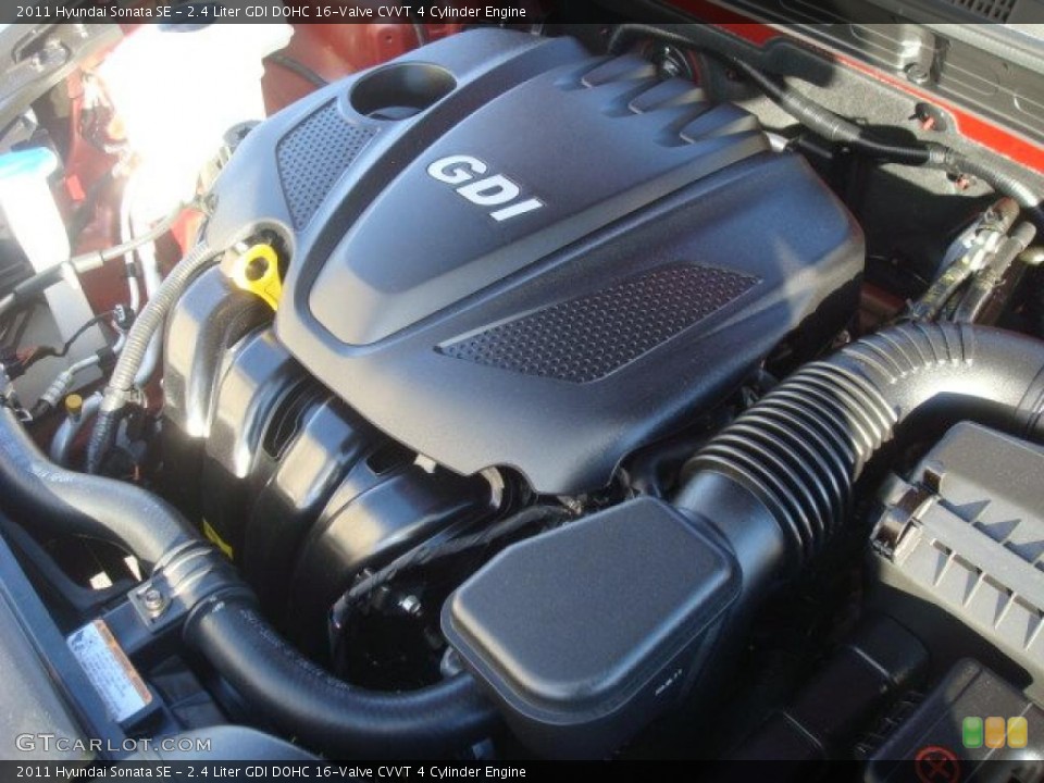 2.4 Liter GDI DOHC 16-Valve CVVT 4 Cylinder Engine for the 2011 Hyundai Sonata #44689681