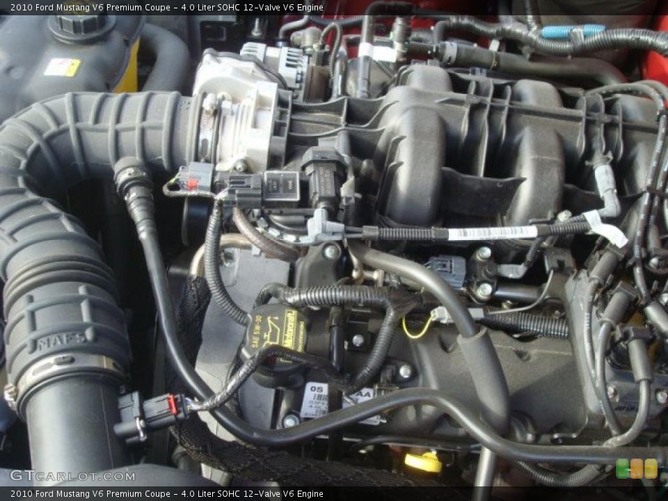 4.0 Liter SOHC 12-Valve V6 Engine for the 2010 Ford Mustang #44693505