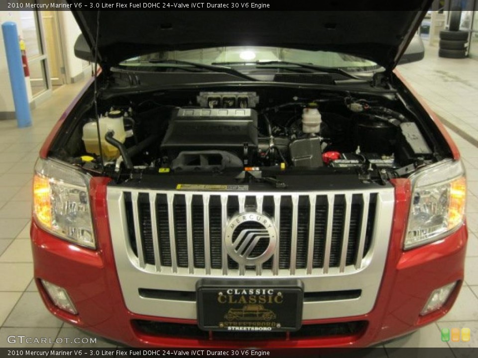 3.0 Liter Flex Fuel DOHC 24-Valve iVCT Duratec 30 V6 Engine for the 2010 Mercury Mariner #44699311