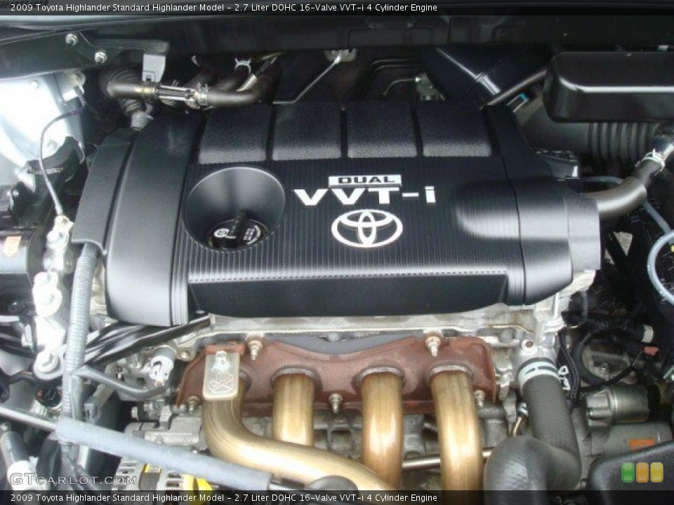 2.7 Liter DOHC 16-Valve VVT-i 4 Cylinder Engine for the 2009 Toyota Highlander #44706934