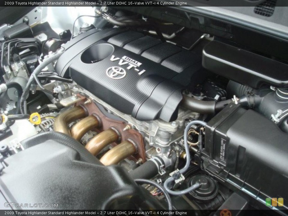 2.7 Liter DOHC 16-Valve VVT-i 4 Cylinder Engine for the 2009 Toyota Highlander #44706949
