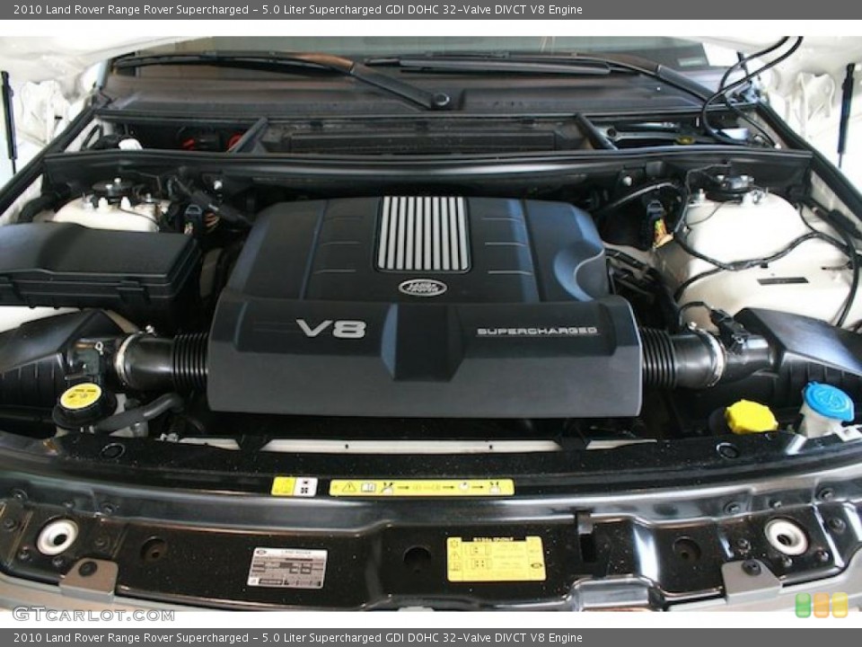 5.0 Liter Supercharged GDI DOHC 32-Valve DIVCT V8 Engine for the 2010 Land Rover Range Rover #44709962