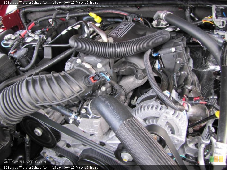 3.8 Liter OHV 12-Valve V6 Engine for the 2011 Jeep Wrangler #44710344