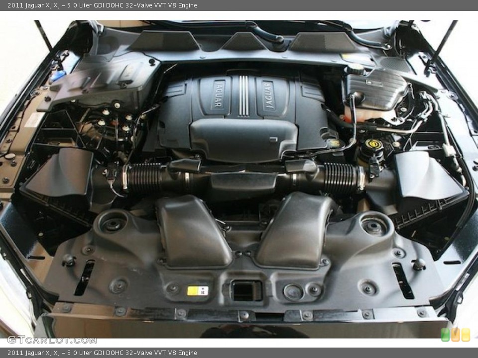 5.0 Liter GDI DOHC 32-Valve VVT V8 Engine for the 2011 Jaguar XJ #44713067