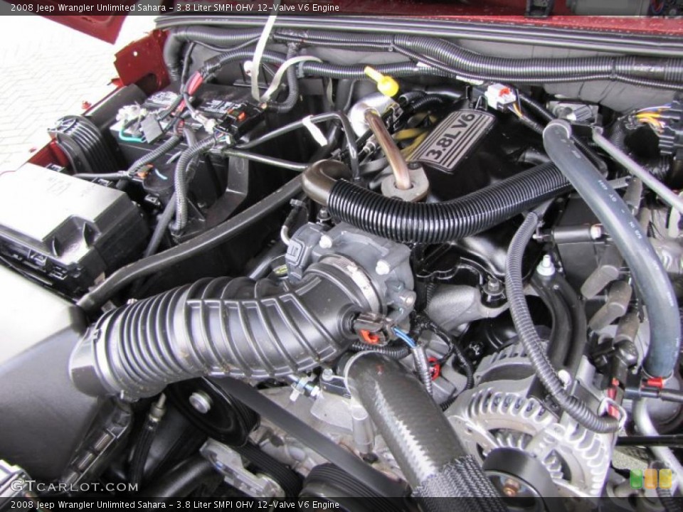 3.8 Liter SMPI OHV 12-Valve V6 Engine for the 2008 Jeep Wrangler Unlimited #44715507