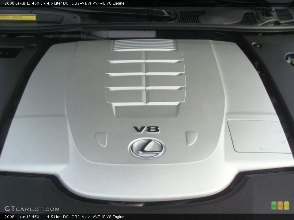 4.6 Liter DOHC 32-Valve VVT-iE V8 Engine for the 2008 Lexus LS #44717388