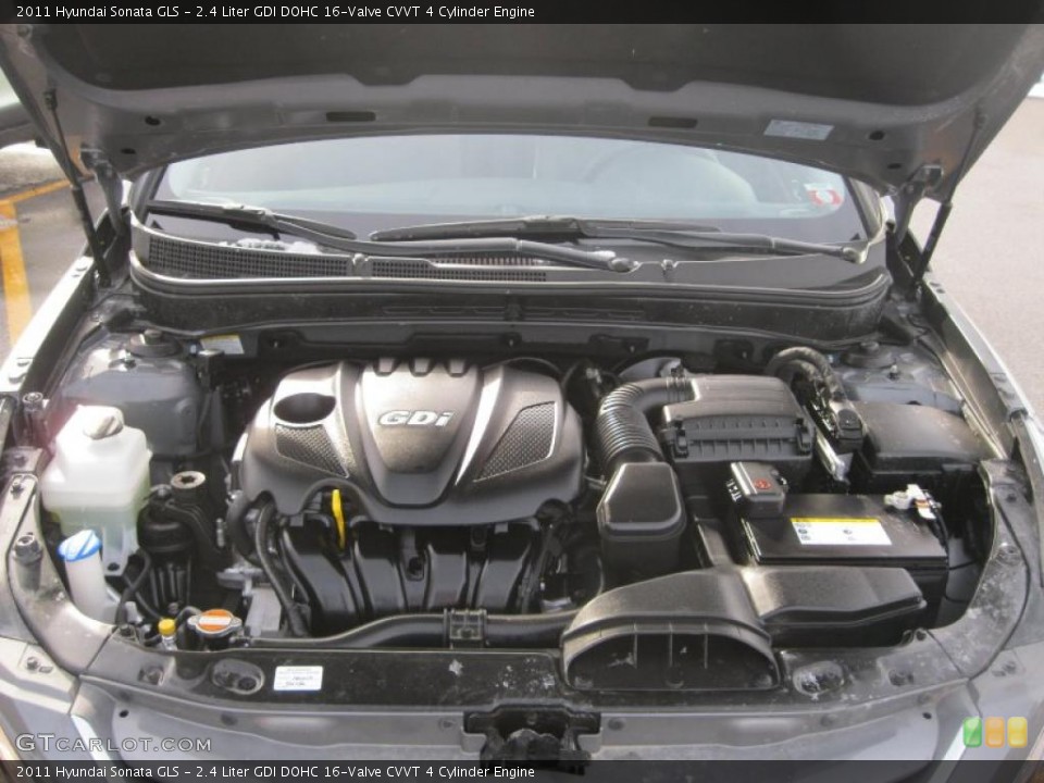 2.4 Liter GDI DOHC 16-Valve CVVT 4 Cylinder Engine for the 2011 Hyundai Sonata #44721208