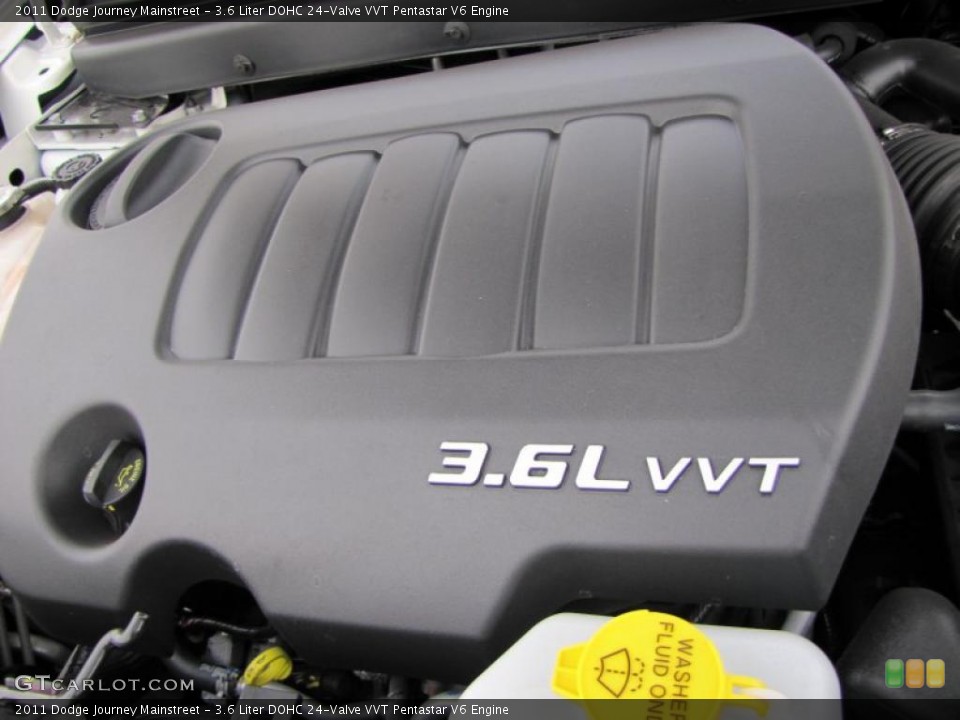 3.6 Liter DOHC 24-Valve VVT Pentastar V6 Engine for the 2011 Dodge Journey #44739878