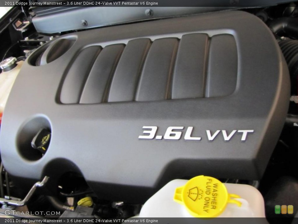 3.6 Liter DOHC 24-Valve VVT Pentastar V6 Engine for the 2011 Dodge Journey #44740298