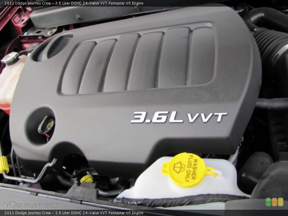 3.6 Liter DOHC 24-Valve VVT Pentastar V6 Engine for the 2011 Dodge Journey #44740735