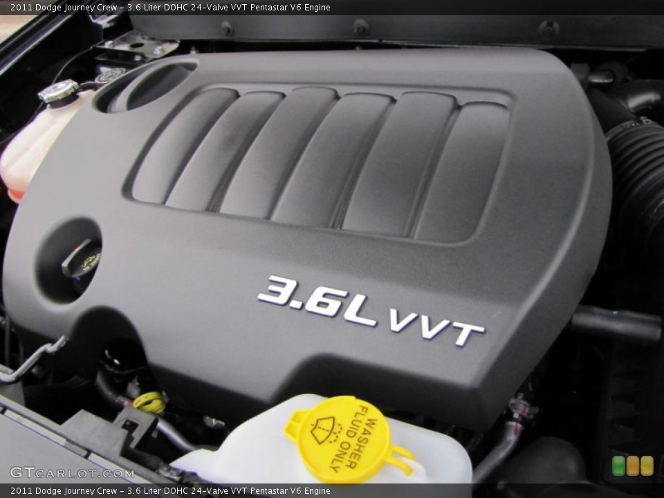 3.6 Liter DOHC 24-Valve VVT Pentastar V6 Engine for the 2011 Dodge Journey #44741235