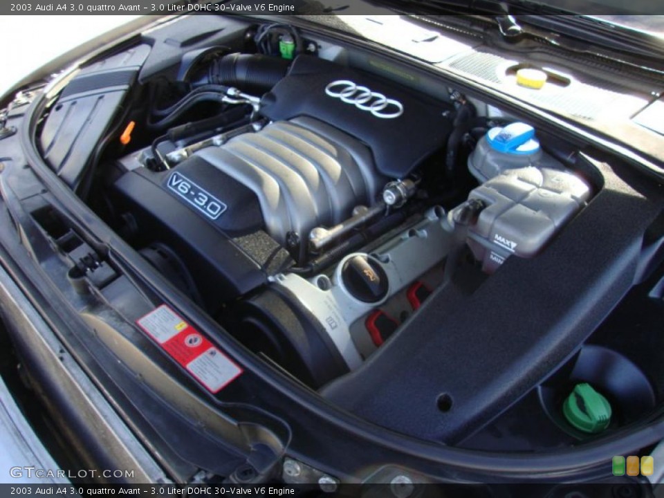 3.0 Liter DOHC 30-Valve V6 Engine for the 2003 Audi A4 #44755939