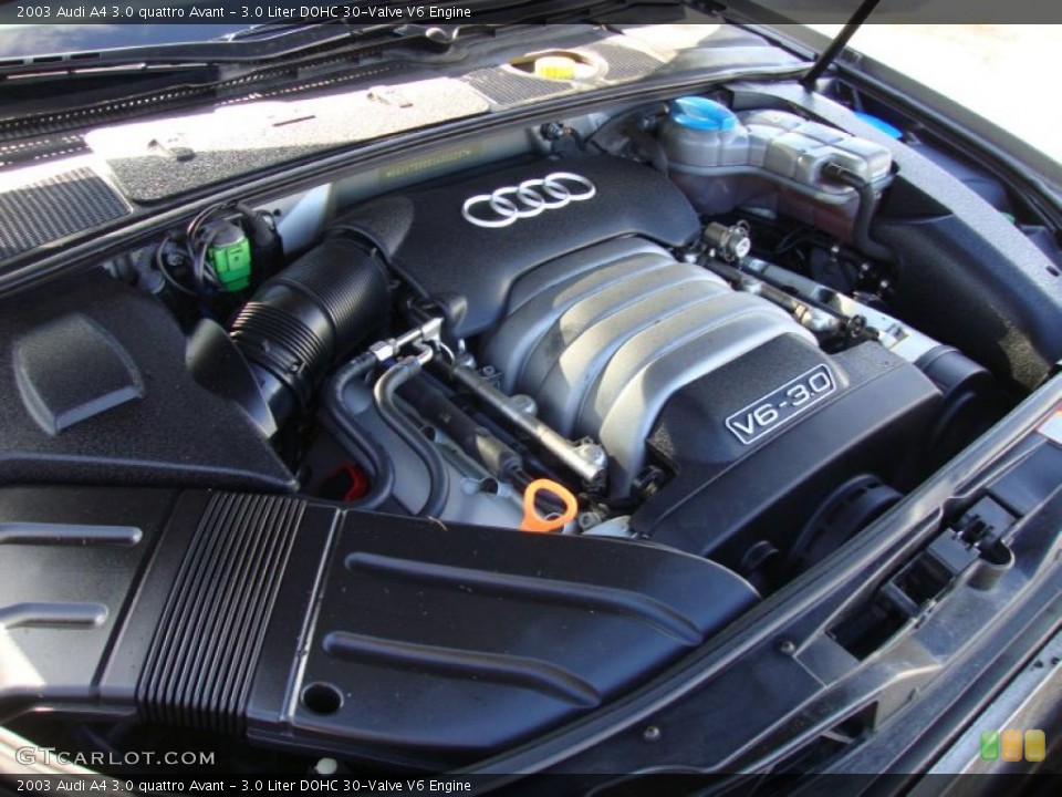 3.0 Liter DOHC 30-Valve V6 Engine for the 2003 Audi A4 #44755959