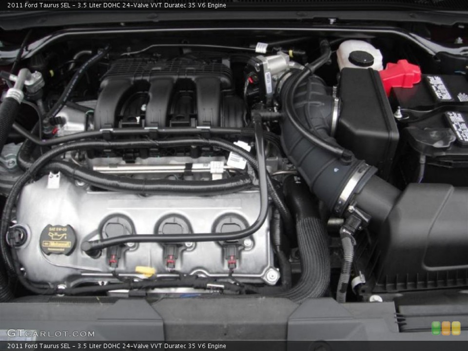 3.5 Liter DOHC 24-Valve VVT Duratec 35 V6 Engine for the 2011 Ford Taurus #44757643