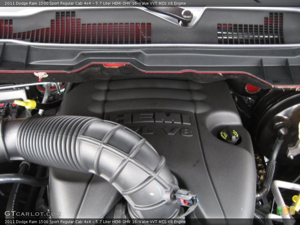 5.7 Liter HEMI OHV 16-Valve VVT MDS V8 Engine for the 2011 Dodge Ram 1500 #44759523