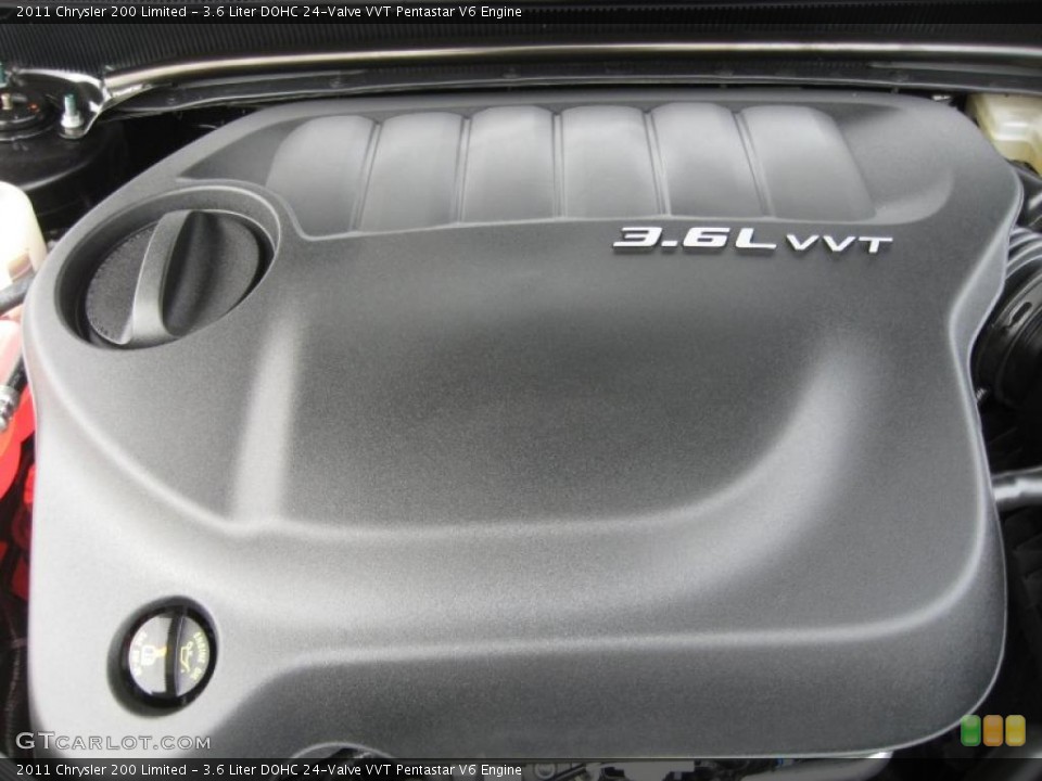 3.6 Liter DOHC 24-Valve VVT Pentastar V6 Engine for the 2011 Chrysler 200 #44759883