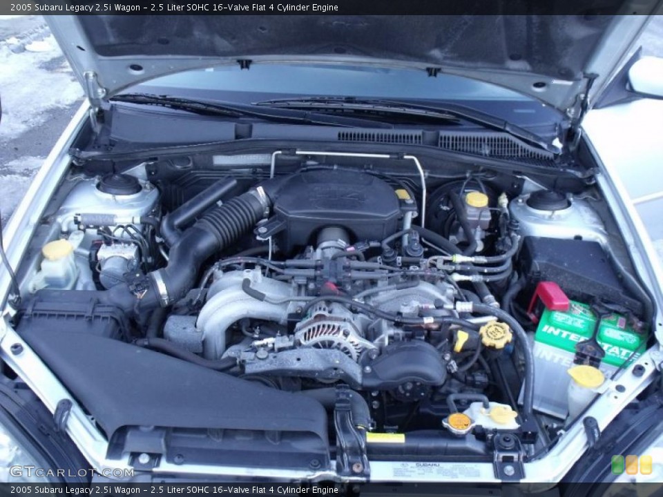 2.5 Liter SOHC 16-Valve Flat 4 Cylinder Engine for the 2005 Subaru Legacy #44761315