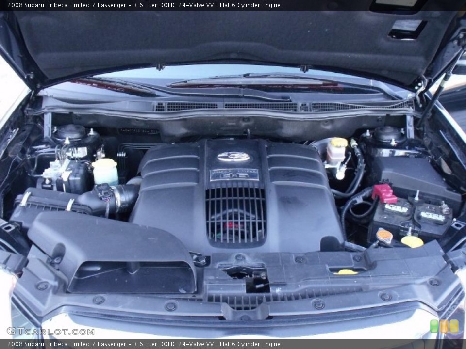 3.6 Liter DOHC 24-Valve VVT Flat 6 Cylinder Engine for the 2008 Subaru Tribeca #44764728