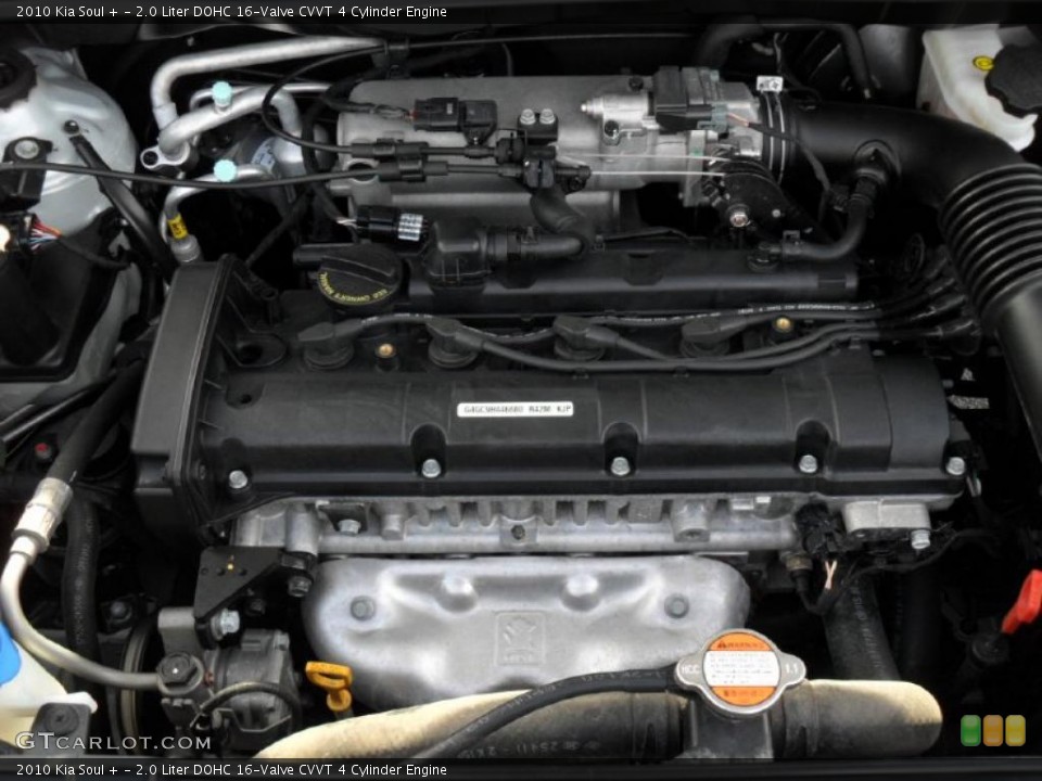 2.0 Liter DOHC 16-Valve CVVT 4 Cylinder Engine for the 2010 Kia Soul #44766364