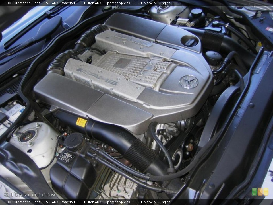 5.4 Liter AMG Supercharged SOHC 24-Valve V8 Engine for the 2003 Mercedes-Benz SL #44775669