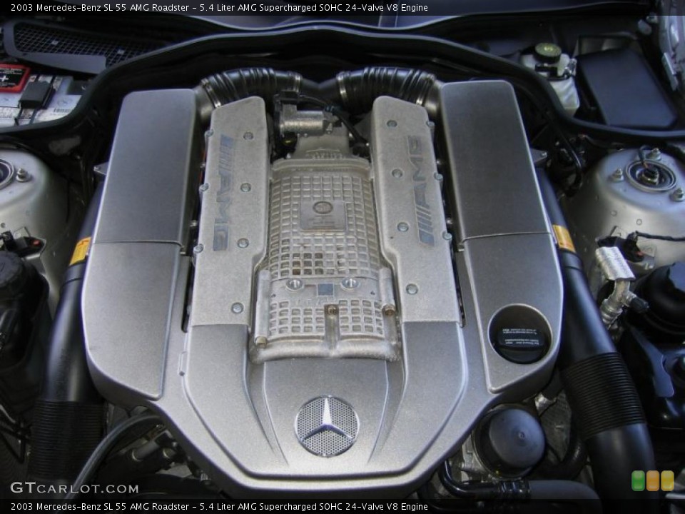 5.4 Liter AMG Supercharged SOHC 24-Valve V8 Engine for the 2003 Mercedes-Benz SL #44775701