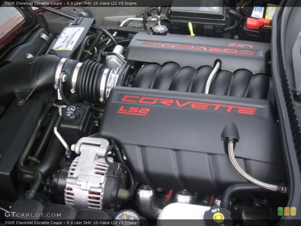 6.0 Liter OHV 16-Valve LS2 V8 Engine for the 2006 Chevrolet Corvette #44777726