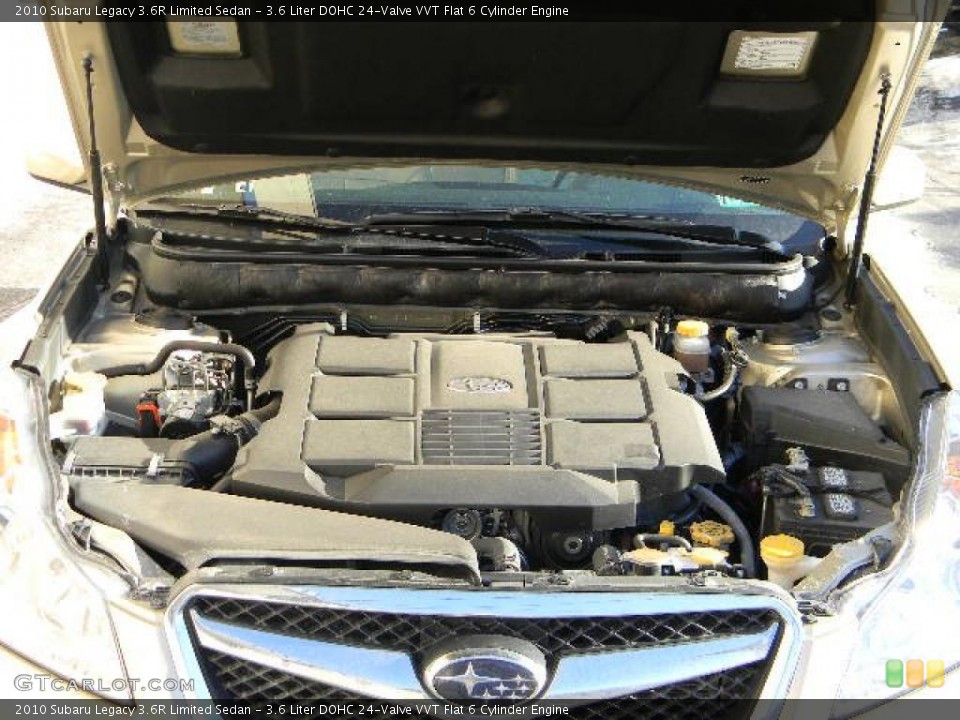 3.6 Liter DOHC 24-Valve VVT Flat 6 Cylinder Engine for the 2010 Subaru Legacy #44779194