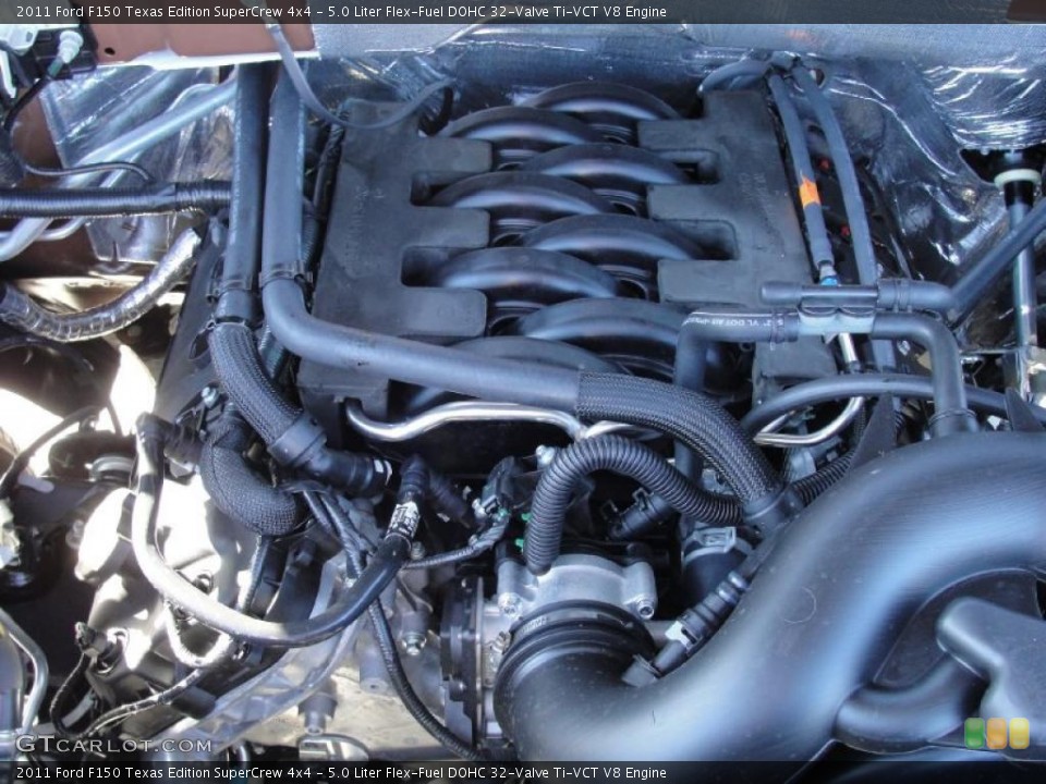 5.0 Liter Flex-Fuel DOHC 32-Valve Ti-VCT V8 Engine for the 2011 Ford F150 #44783094