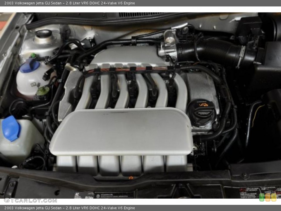 2.8 Liter VR6 DOHC 24-Valve V6 Engine for the 2003 Volkswagen Jetta #44787150