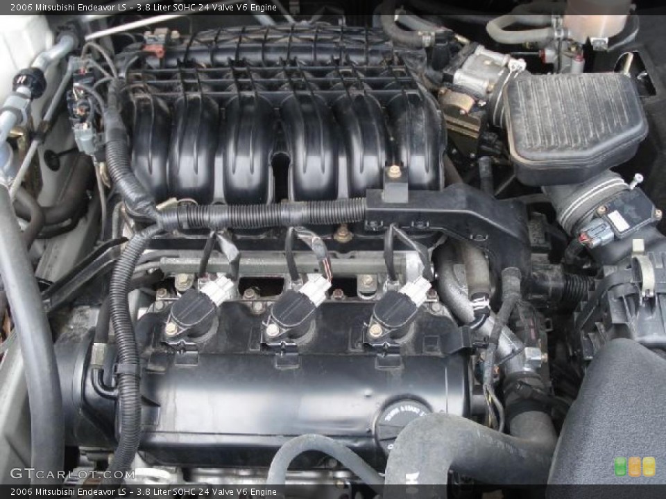 3.8 Liter SOHC 24 Valve V6 Engine for the 2006 Mitsubishi Endeavor #44795846