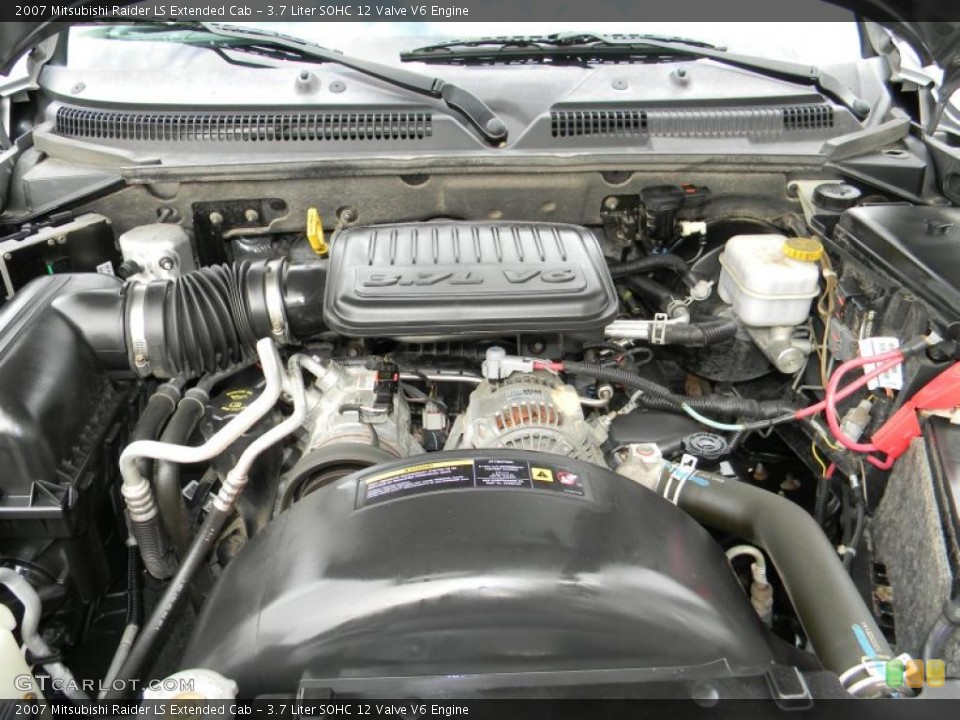 3.7 Liter SOHC 12 Valve V6 Engine for the 2007 Mitsubishi Raider #44796302