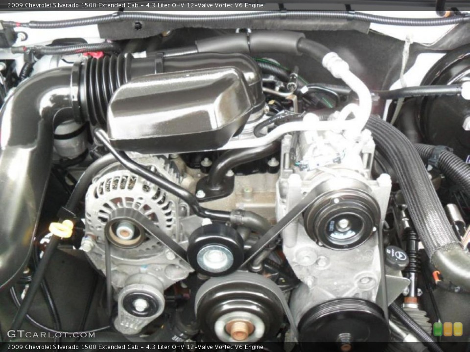 4.3 Liter OHV 12-Valve Vortec V6 Engine for the 2009 Chevrolet Silverado 1500 #44800066